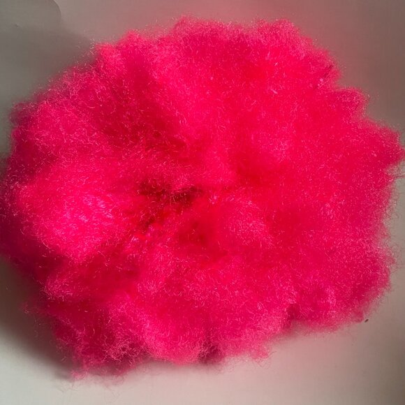 Hot Pink Afro Wig with Glasses - Picture 8 of 11